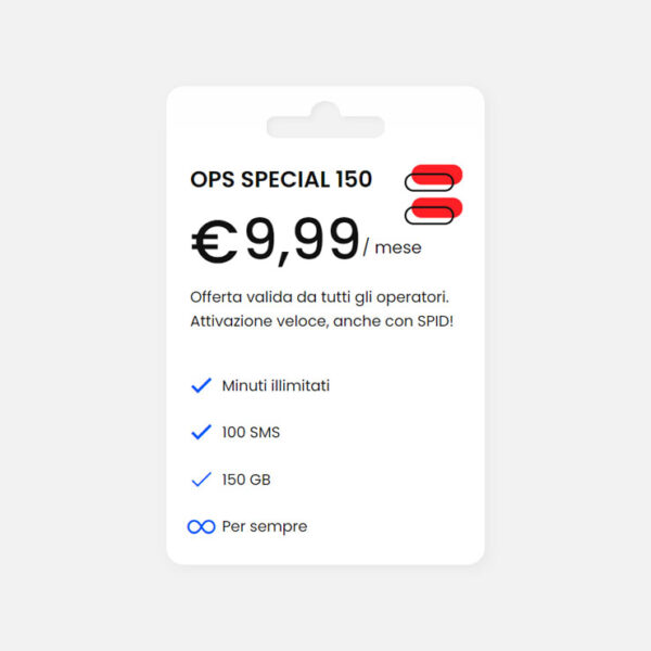 Ops! Special 150  – Canone mensile 9.99€