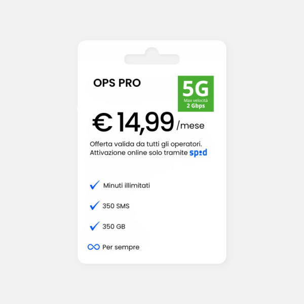 Ops! Pro 5G (FULL)🚀 Canone mensile 14.99€