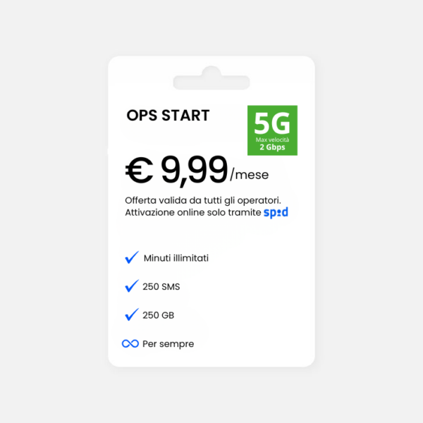 Ops! Start 5G (FULL)🚀 Canone mensile 9.99€
