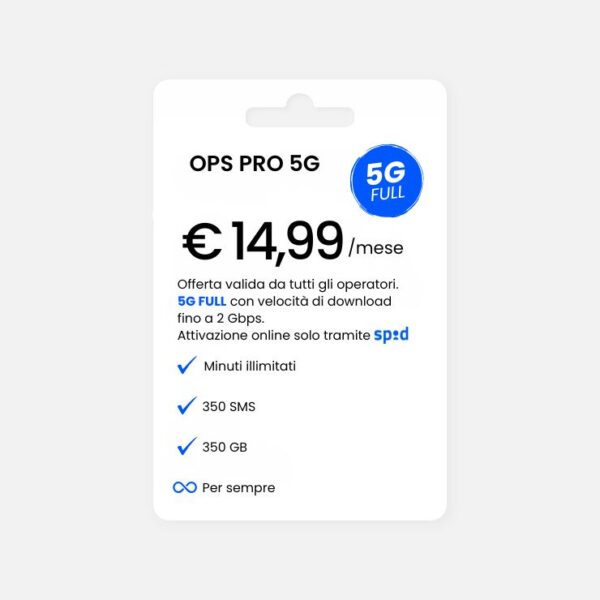Ops! Pro 5G (FULL)🚀 Canone mensile 14.99€
