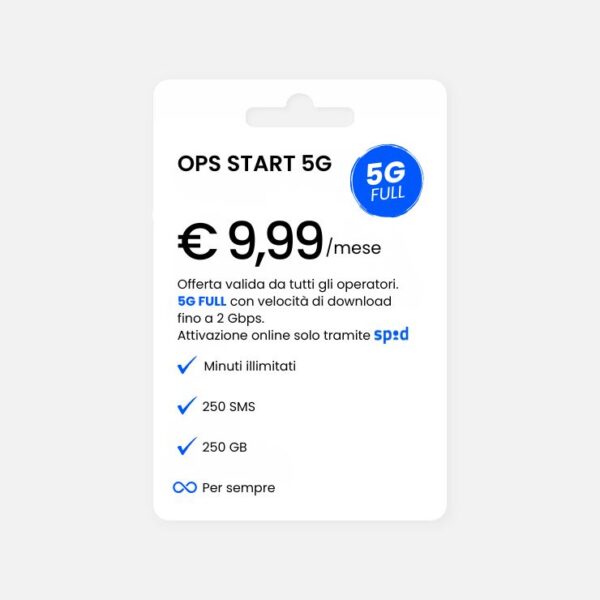 Ops! Start 5G (FULL)🚀 Canone mensile 9.99€